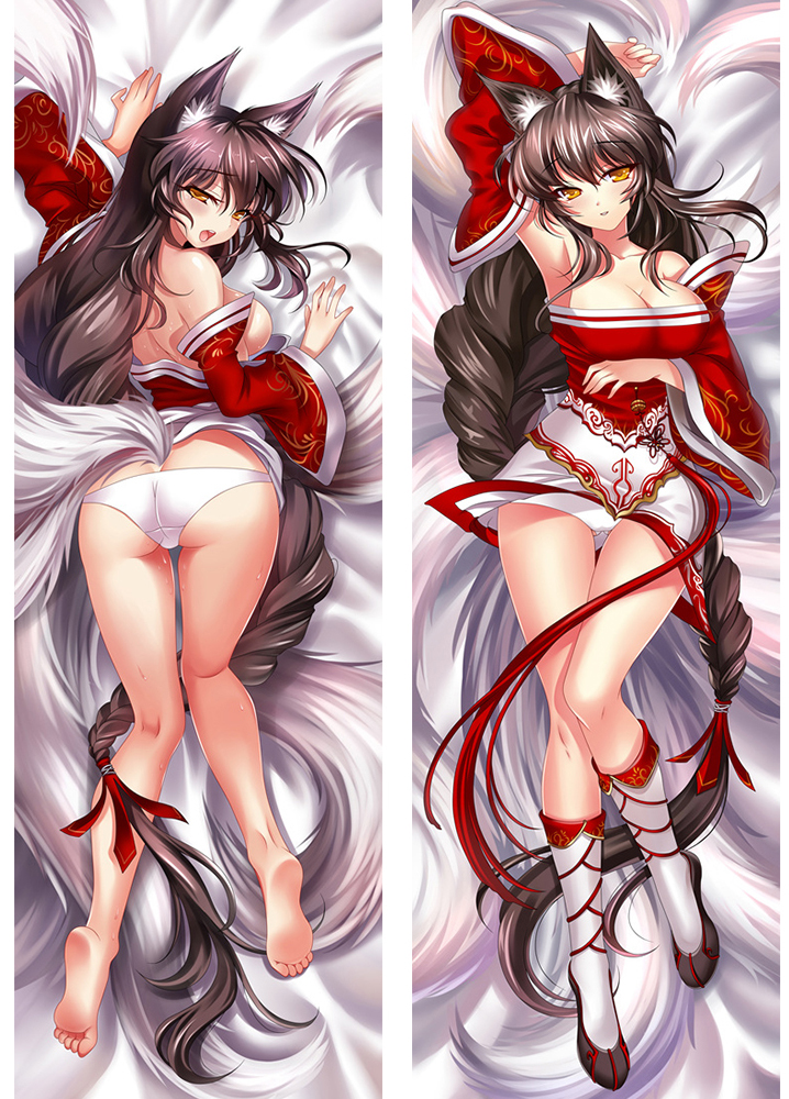 Ahri - League of Legends Anime Dakimakura Japanese Hugging Body Pillow Cover